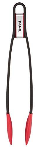 Tefal K2060714 - Pinzas, plástico, negro/rojo