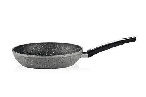 Tescoma i-Premium Stone Sartén, diseño Piedra, 20 cm, Negro