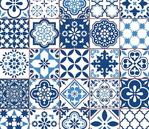 TMK - Placa protectora de vitrocerámica 60 x 52 cm 1 pieza cocina eléctrica universal para inducción protección contra salpicaduras tabla de cortar de vidrio templado como decoración Mosaico