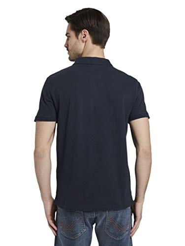 Tom Tailor Basic Camisa de polo , Azul ( 10668/Sky Captain Blue ) , XXXL para Hombre