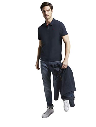 Tom Tailor Basic Camisa de polo , Azul ( 10668/Sky Captain Blue ) , XXXL para Hombre