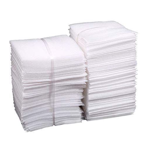 Tomaibaby Bolsas de Espuma 100 Piezas de Envoltura de Algodón Bolsa Engrosada para Muebles Cristalería Platos Taza Envolturas de Espuma Bolsas Empaques (25 * 30 Cm)
