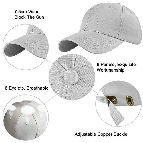 Tuopuda Gorra de béisbol Ajustable de algodón de Estilo Vintage Unisex Marca