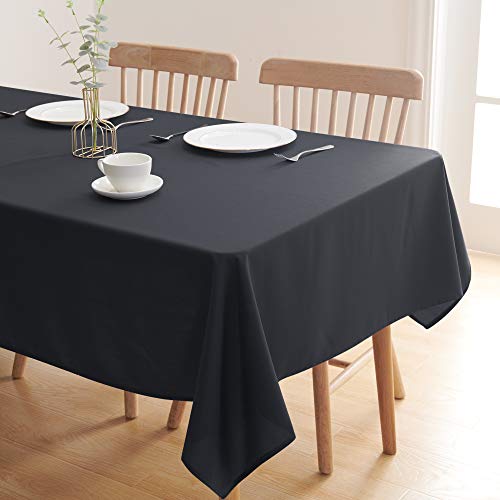 UMI by Amazon Mantel Mesa Rectangular de Tela Oxford 1 Pieza 140x200cm Gris Oscuro