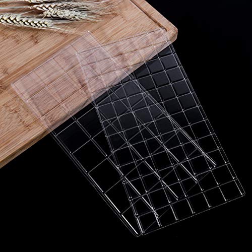 UPKOCH 4 moldes para tartas de plástico de grado alimenticio, creativo, práctico, duradero, de textura transparente, ideal para el hogar, restaurante, tienda de repostería