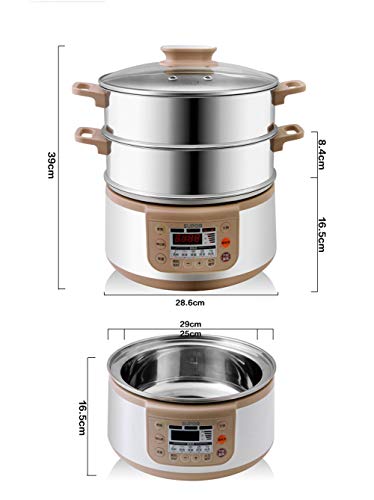 Vaporera eléctrica, de uso doméstico, multifunción, de gran capacidad, vapor inteligente/vaporizador/verduras al vapor.