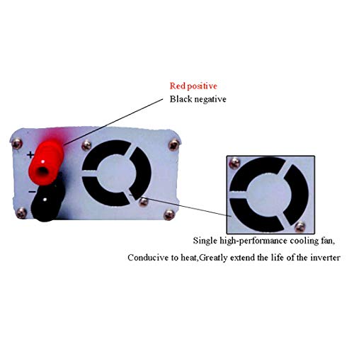 VIGORFLYRUN PARTS LTD 2000W Inversor de Corriente Portatil DC 24V to AC 220V 50Hz Convertidor de Voltaje Transformador con 2 Puerto USB, Adaptador para Encendedor de Cigarrillos
