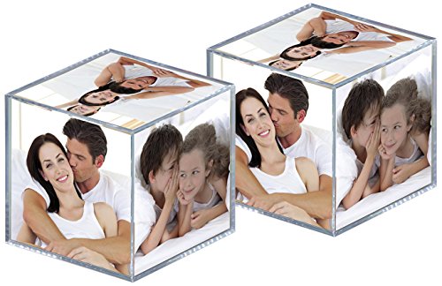 Walther Design MW100AD paquete de dos Cubos de fotos de acrílico para 6 fotos