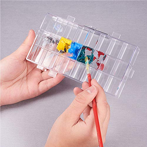 WANDIC - Caja de paletas para acuarelas (1 pieza de 24 pozos, hermética)