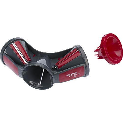 Westmark Triolo Manual Negro, Rojo rebanadora - Cortafiambres (Negro, Rojo, 188 mm, 68 mm, 93 mm)