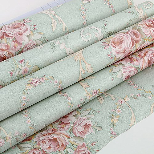 Ya Jin - Adhesivo para cajón o armario, diseño vintage de flores
