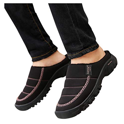 Zapatillas térmicas Pantuflas de Granos para el microondas y el Horno Zapatillas para microondas Pantuflas térmicas Zapatillas de casa de Invierno Antideslizantes para Mujer cálidas para Hombre