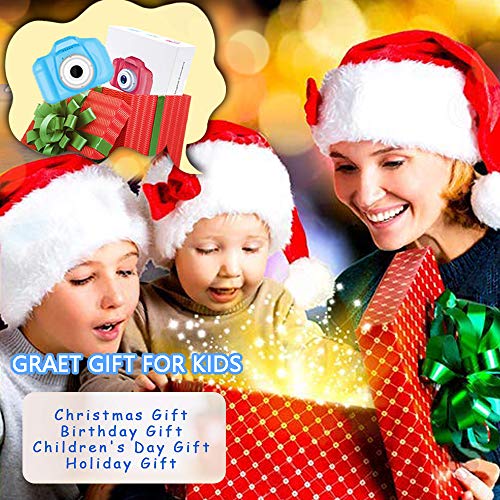 ZStarlite Cámara Digital para Niños, 1080P 2.0 "HD Selfie Video Cámara Infantil, Regalos Ideales para Niños Niñas de 3-10 Años, con Tarjeta TF 32 GB, Lector de Tarjetas (Azul)